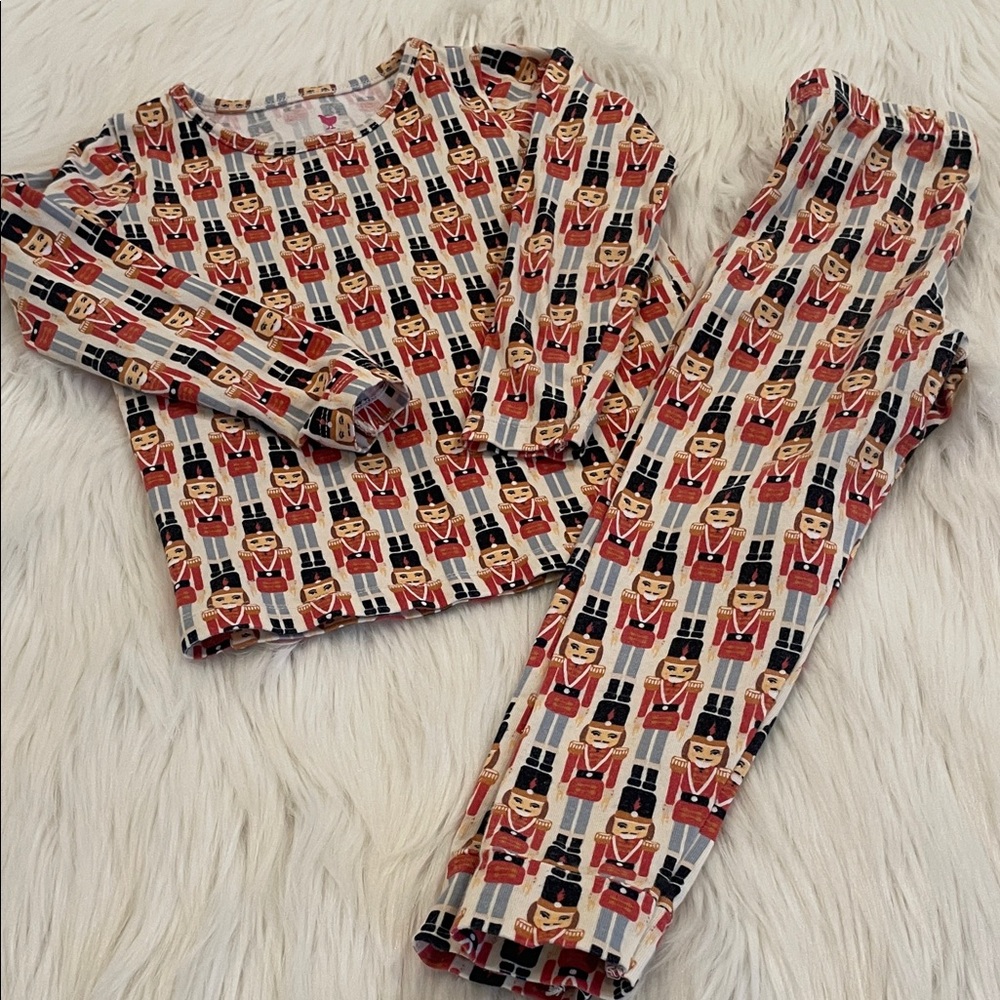 Pink Chicken Nutcracker Pajama Set